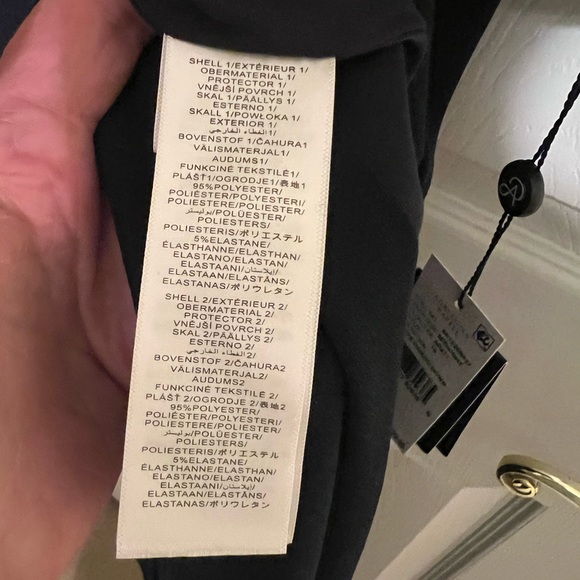 Adrianna Papell Navy Tuxedo Gown - Picture 7 of 8